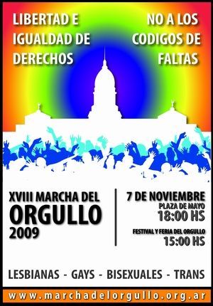 marcha orgullo LGTB argentina 2009
