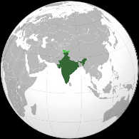 mapa de la india
