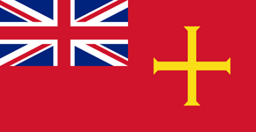 Bandera de Baliazgo de Guernsey - Civil (Reino Unido)