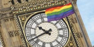 bandera arcoíris Parlamento británico