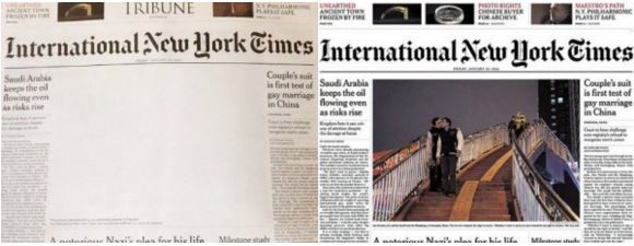 portada NYT Pakistán censura
