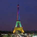 Polémica por la iluminación arcoíris de la Torre Eiffel en la fiesta nacional francesa… que era en realidad un homenaje a Nelson Mandela
